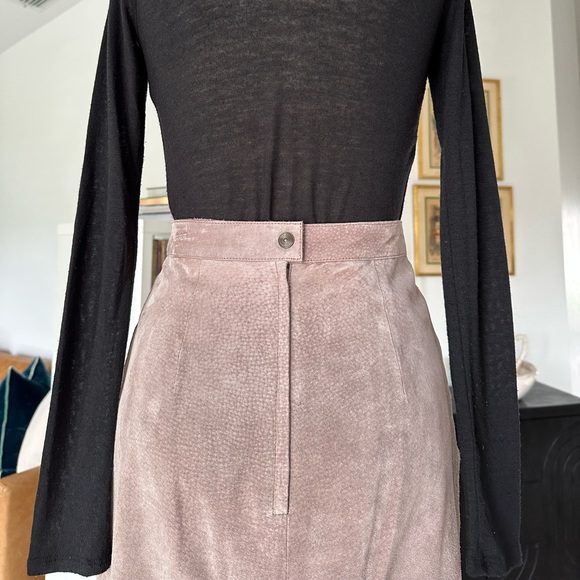Vintage 80’s Suede Skirt - Picture 11 of 16